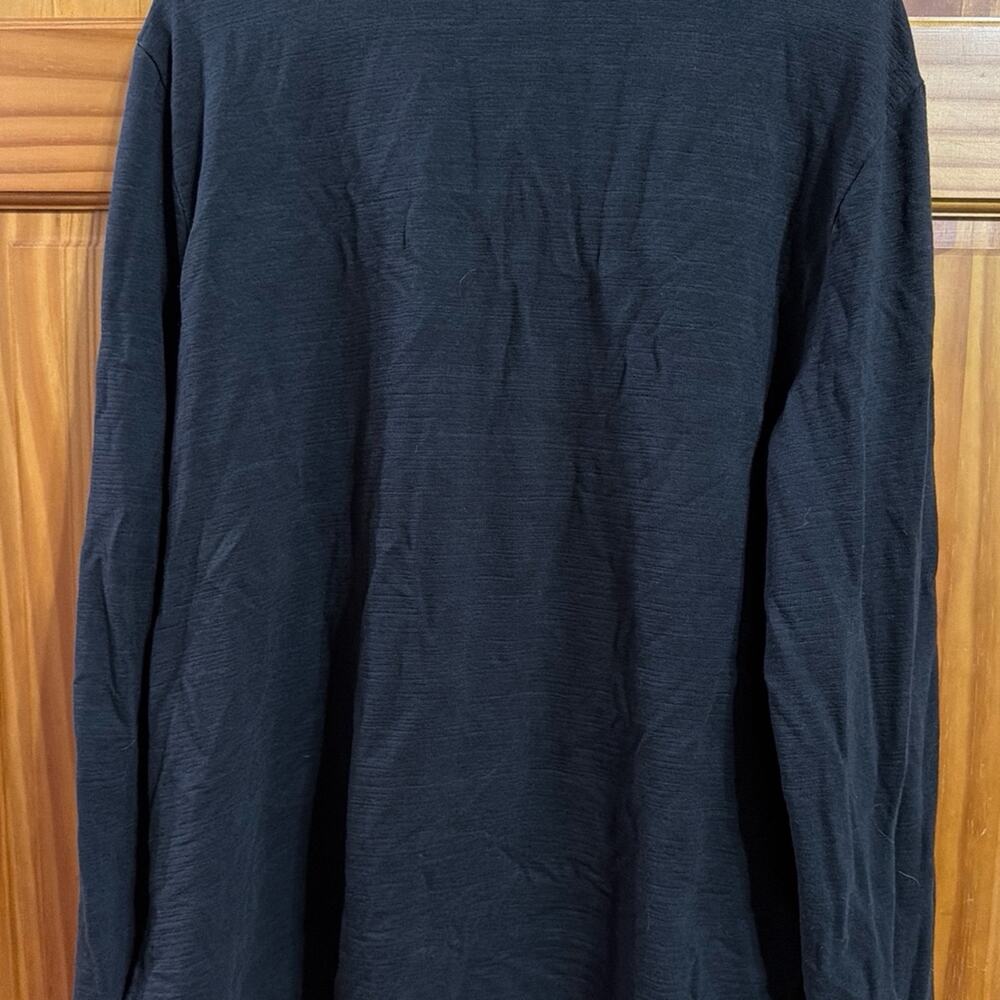 T by Talbots black basic cardigan zip up size XL - Picture 3 of 3